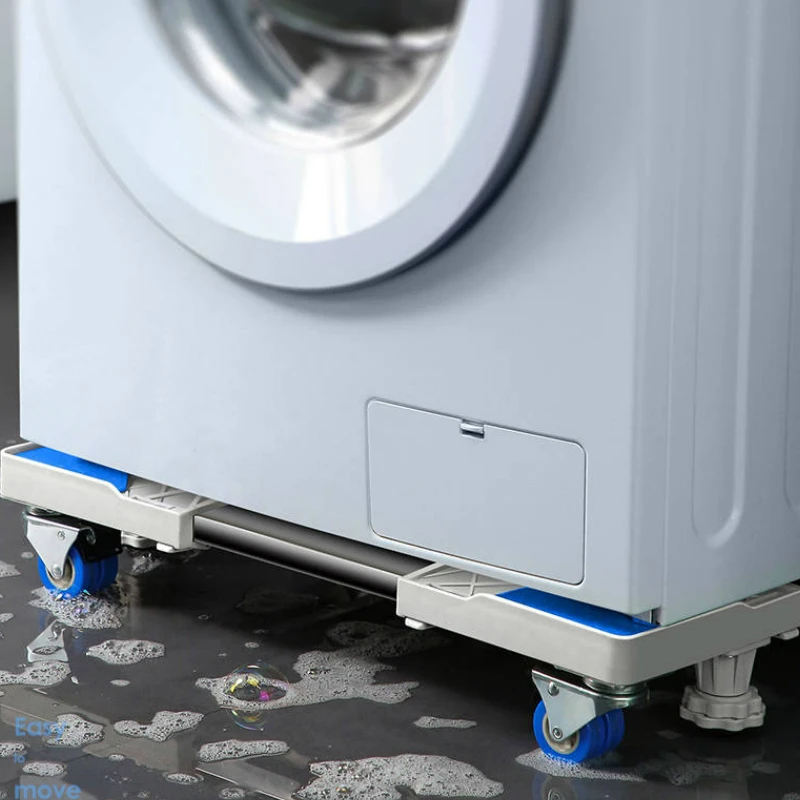 Washing machine base movable universal wheel rack refrigerator stand