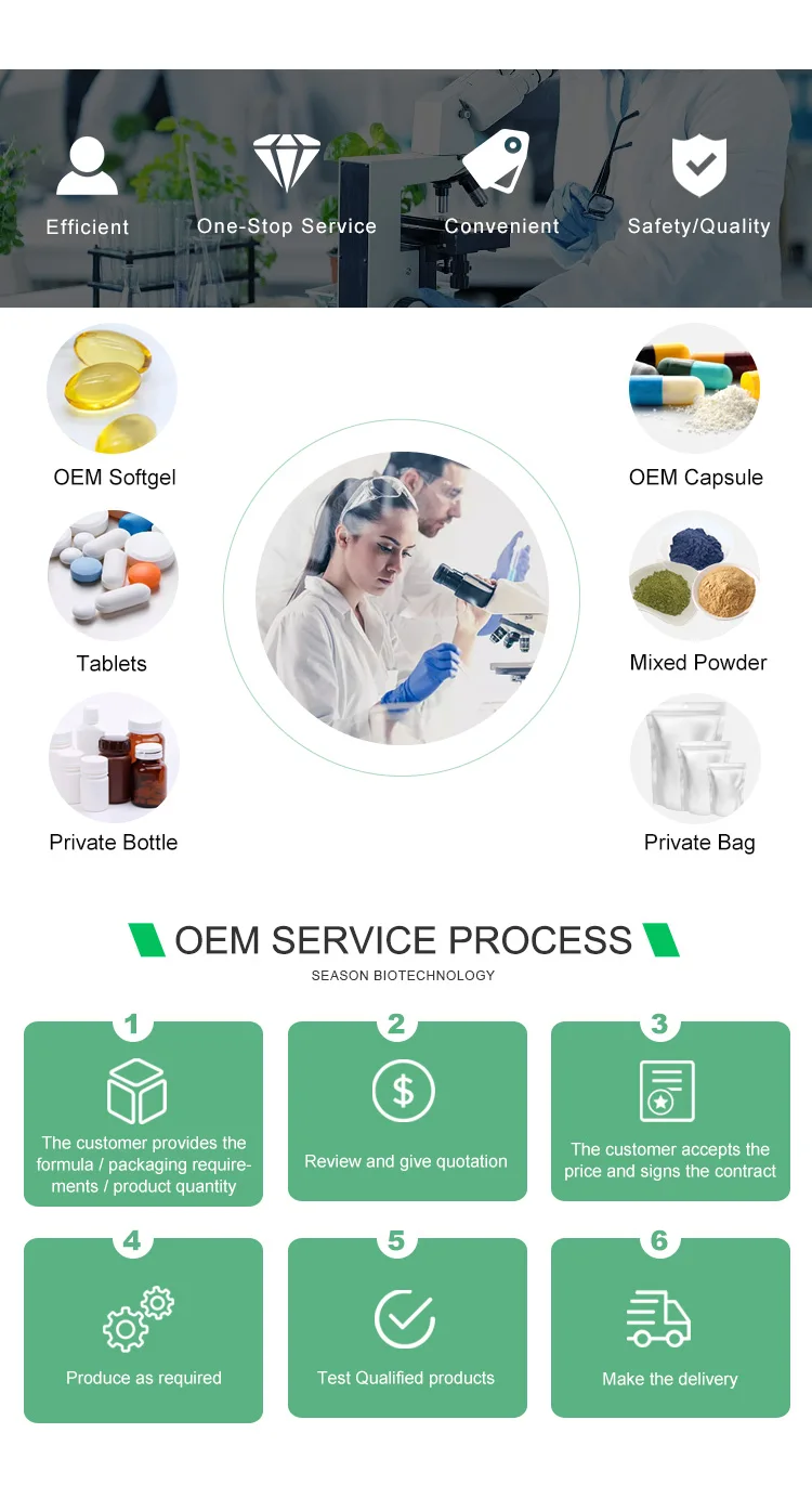 Поставщик OEM глицинат магния капсулы 400 мг