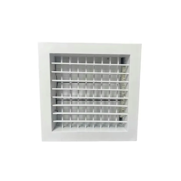 HVAC Aluminum adjustable blades double deflection grille supply air grilles with damper DDG
