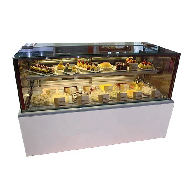 Topping Cool Chiller Electric Cake Display Turntable Cake Display Fridge For Supermarket