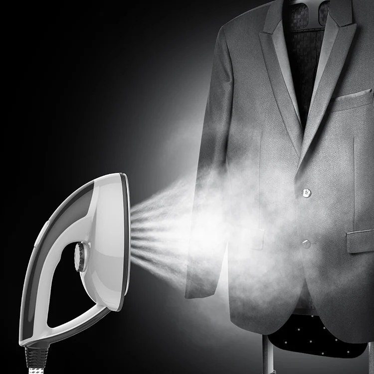 Support Samples New 4 Bar Pressurize Standing Garment Steamer iron With Foldable ironing board