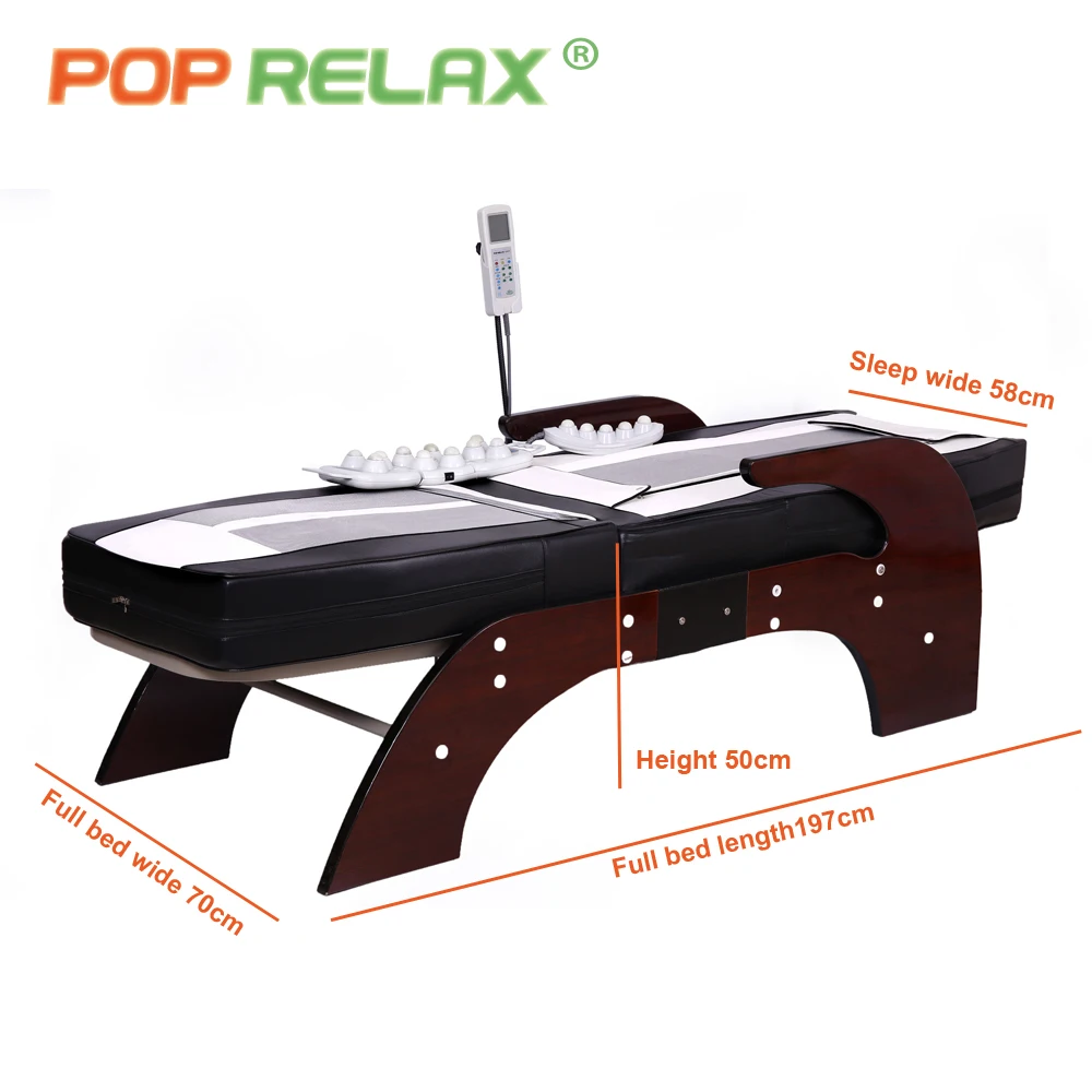 Korea Seragem Electric Massage Bed Full Body Acupressure Bed Jade Roller Stone Infrared Thermal Massage Bed In Massage Table