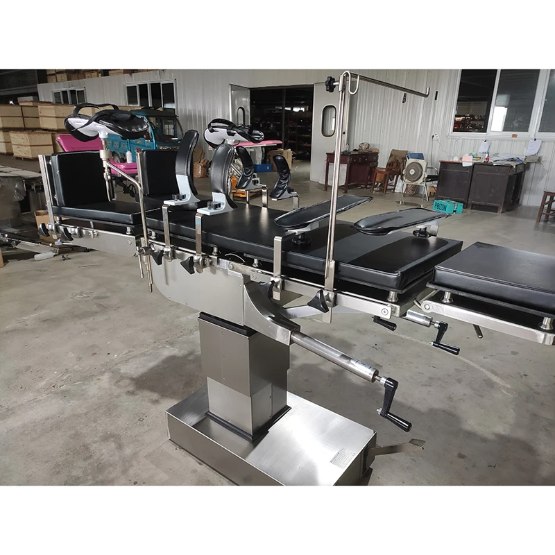 3008 Manual OT Table 304 Stainless Steel Ordinary Operating Surgery Bed for Hospital