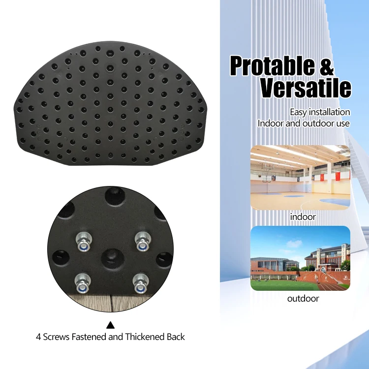 Basketball Board Tempered Glass Resin Adult Outdoor Standard Outdoor Standard Frame Basketball Board Fiberglass Basketball Board