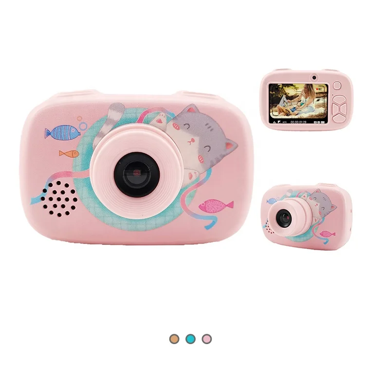 
Cartoon 2 Inch Screen 2Mp 1080P Digital Video Selife Child 2021 Children Game Toy Cute Mini Digital Real Camera For Kids 