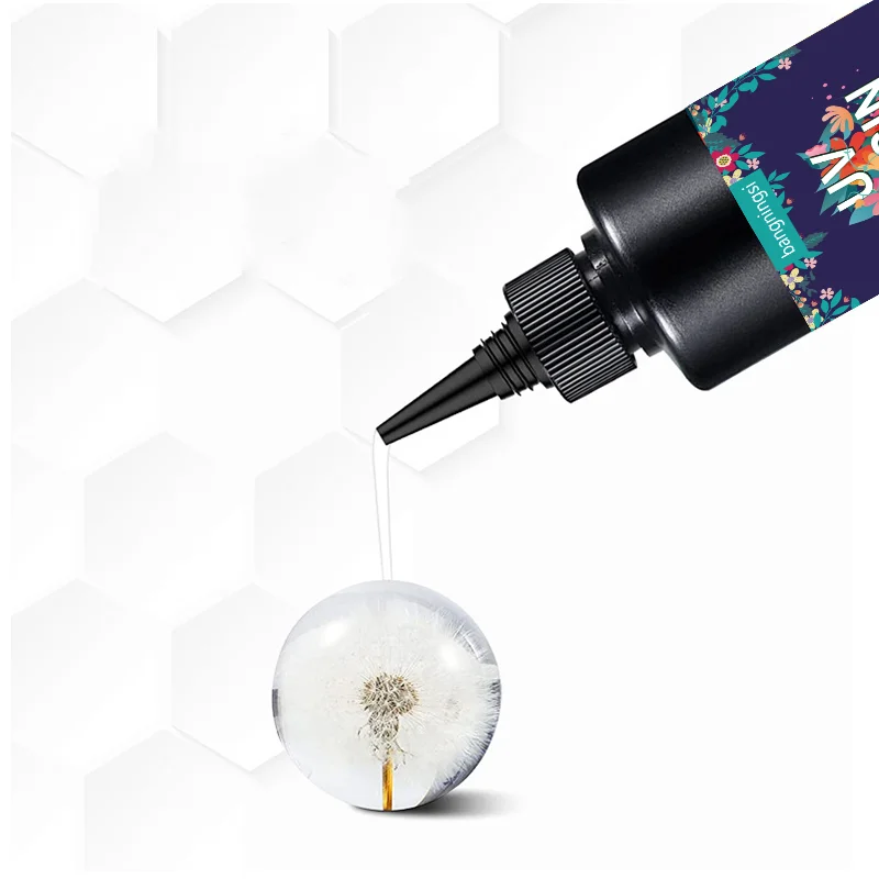 Quick Drying UV Resin Glue for DIY Crystal Layered Casting Resin Hardener Clear Resin Jewelry Making Accessories