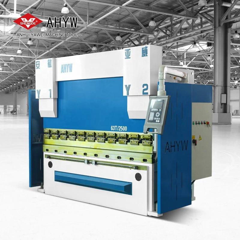 Anhui Yawei cnc hydraulic press brake mini bending machine 63T 1600