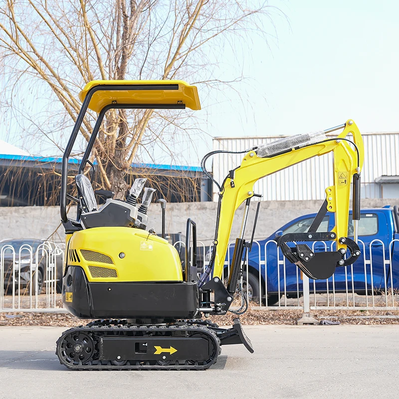 Free Shipping Euro 5 EPA High Quality Used Strong Digging Force 0.8 ton 1 ton 1.5 ton Micro Digger Excavators
