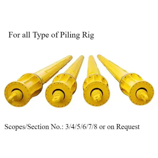 NEW 2024 LIMTA OEM Soilmec Bauer Casagrande Tescar Mait Interlocking Friction Kelly bar Pile Foundation Factory 3-8 sections