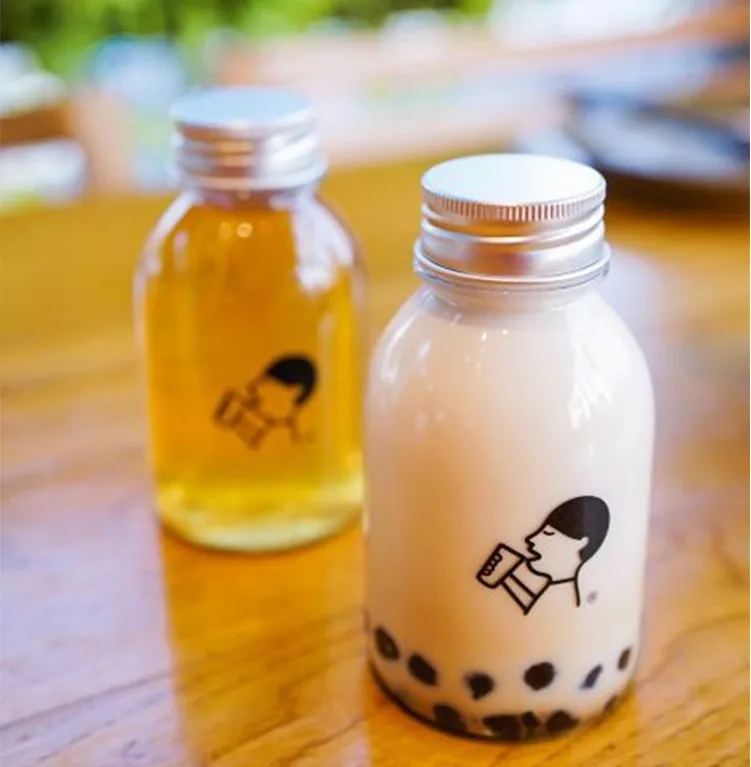 wholesale empty bpa free metal cap oval square plastic disposable juice bottle draw cap juice bottle