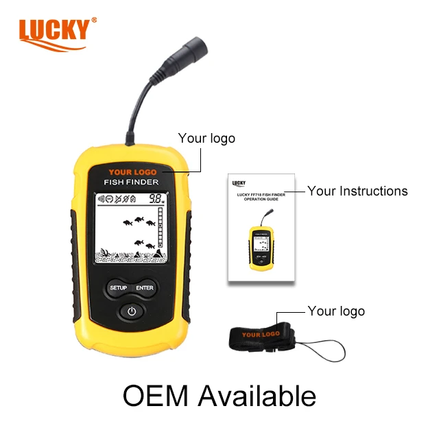 LUCKY FF1108 Winter Fishing Fish Finder With Fish Location Display