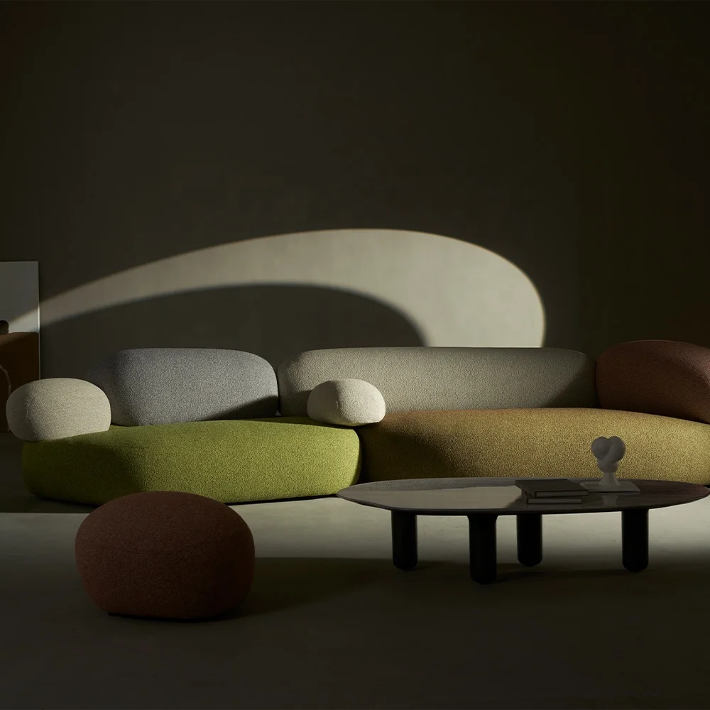 High Quality Suppliers Direct Selling Luxury Fashion Sofa Design Modern  Colourful Living Room Sofa