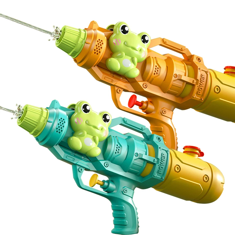 Plastic Cartoon Frog Water Guns For Children Play Children Other Outdoor Toys Play Fights Water Guns Toy Frog
