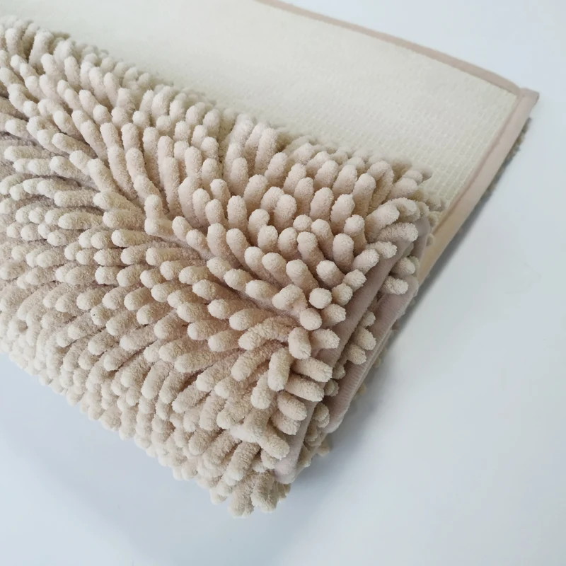 JKhousehold 2022 new product non-slip bathroom absorbent bath chenille carpet