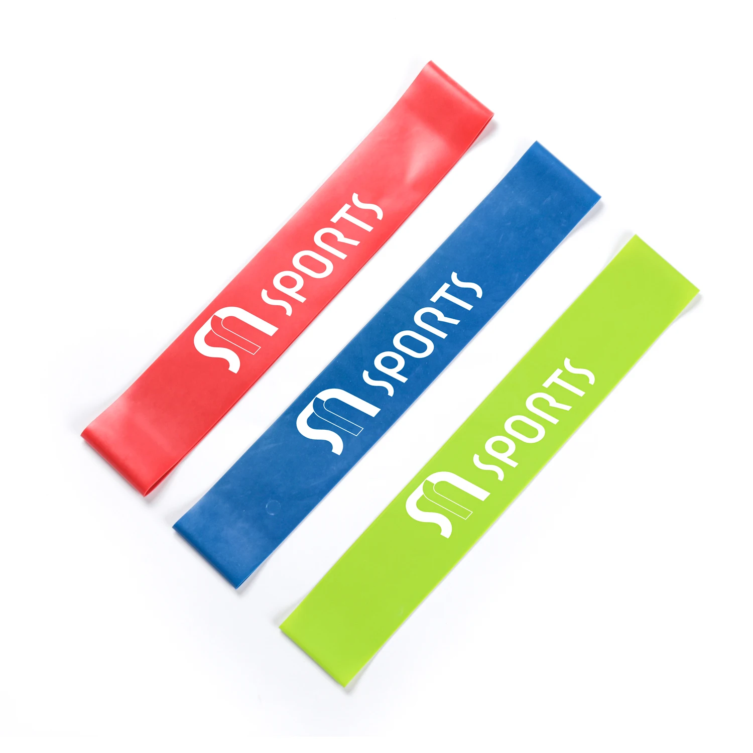 Customized wholesale High Quality Latex Rubber Resistance Hip  Fitness Minibands Training Loop Mini Elastic Band For Sports