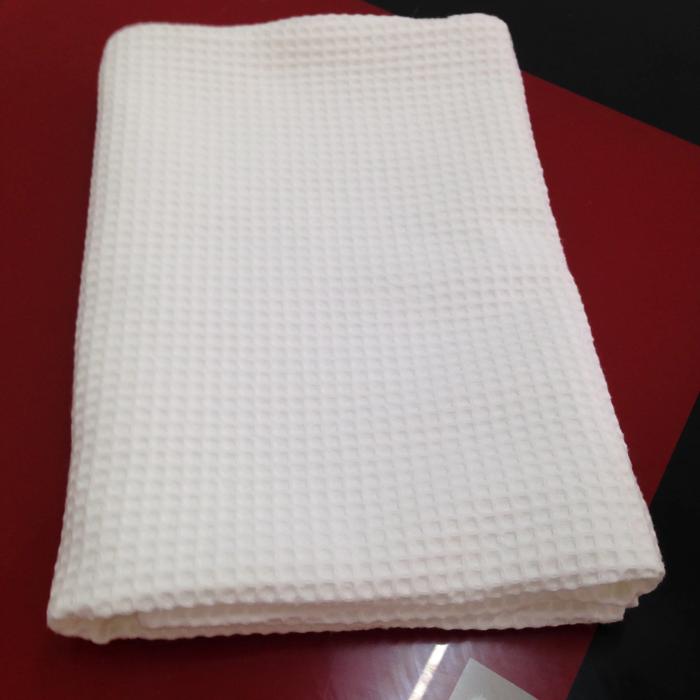 High absorb cotton waffle weave bath towel quick dry waffle linen bath towel