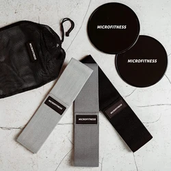 Hot Selling Core Sliders Gliding Discs elastic Resistance Band hip Bands