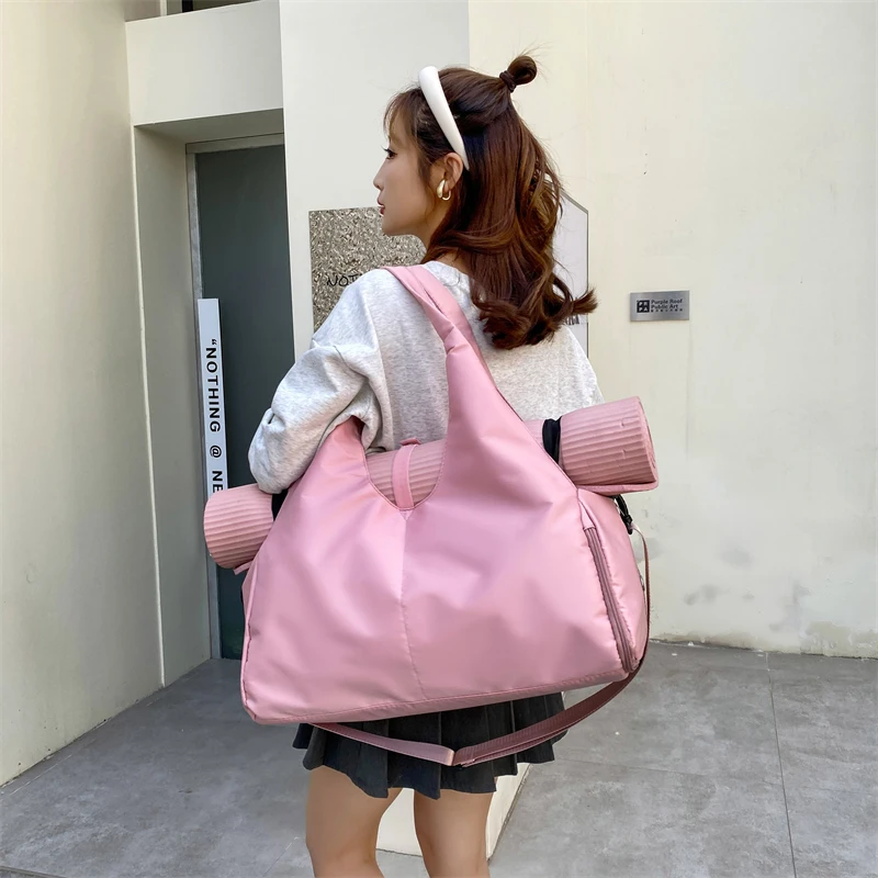 Custom Logo 20-Piece Waterproof Oxford Cloth Yoga Bag Fashionable Multi-Function Portable Gym Sport Carry Summer Weekender