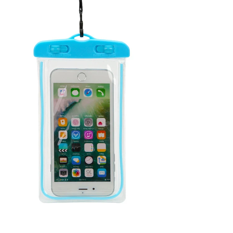 Universal Floating Clear PVC Waterproof Phone Case With Strap Cheap Water Proof Mobile Phone Bag Pouch Cell Phones for iphone