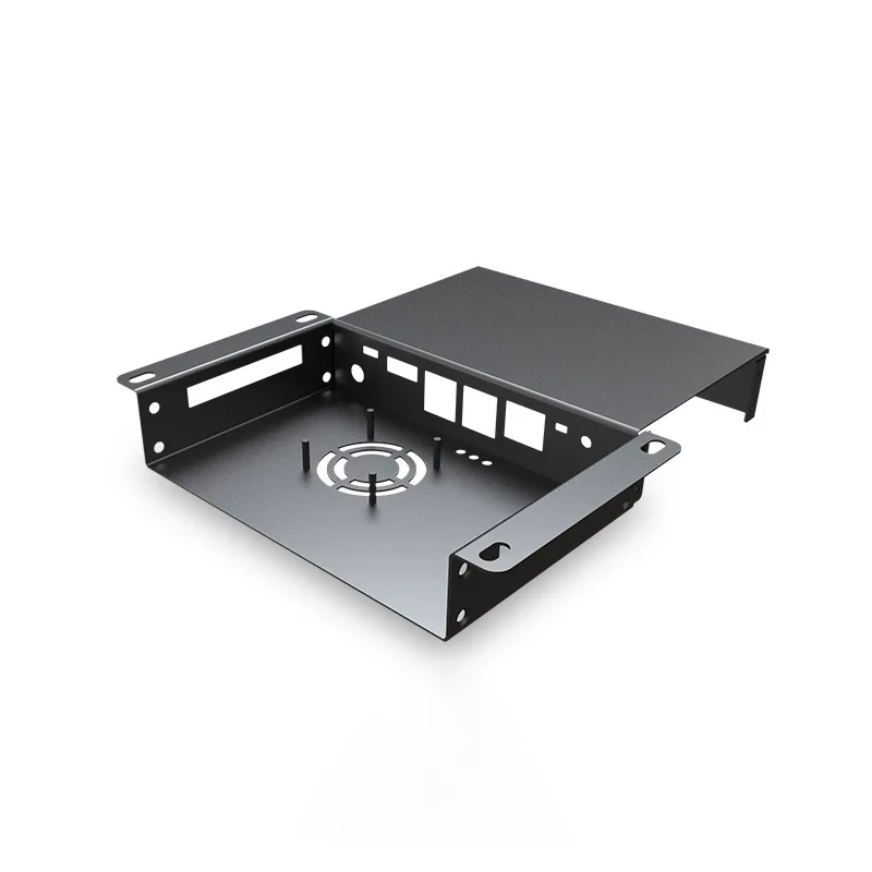 CNC Machining Service Factory Customized Computer Case Metal Box Stamping Bending Laser Cutting Parts