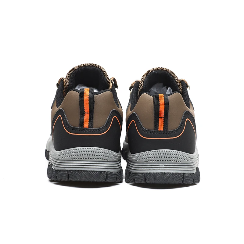 Men Hiking Shoes Spring Leather Soft Boots Outdoor Walking Shoes Mountain Sport Climbing Boot