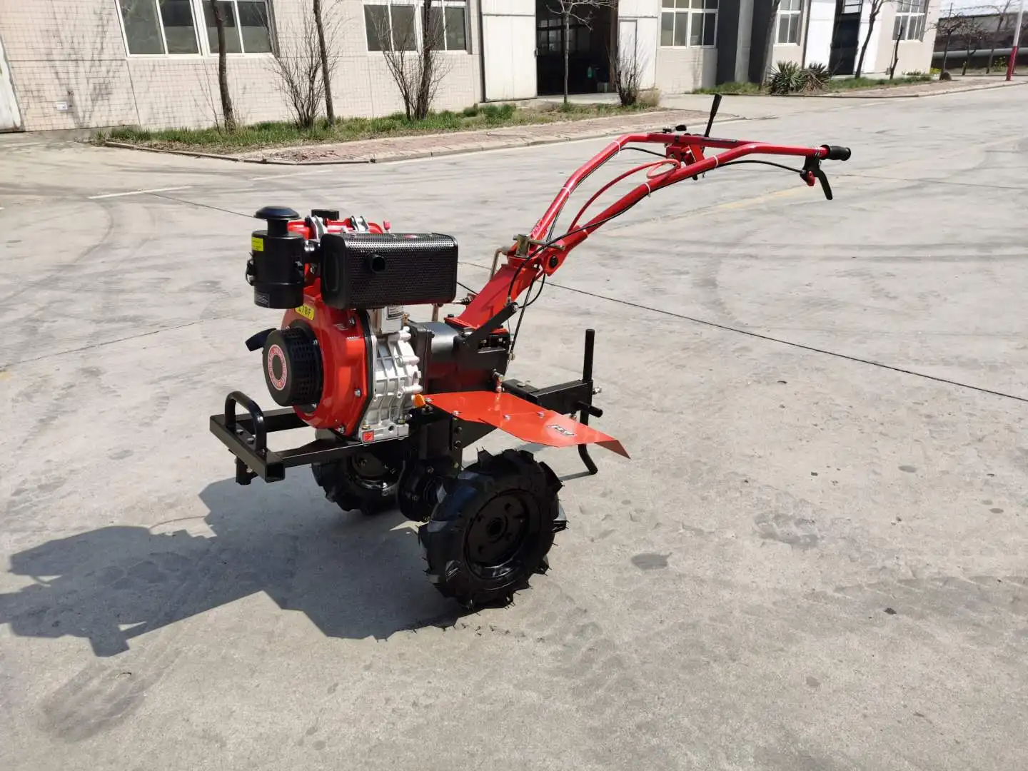  Мощный культиватор 7HP с дизельным