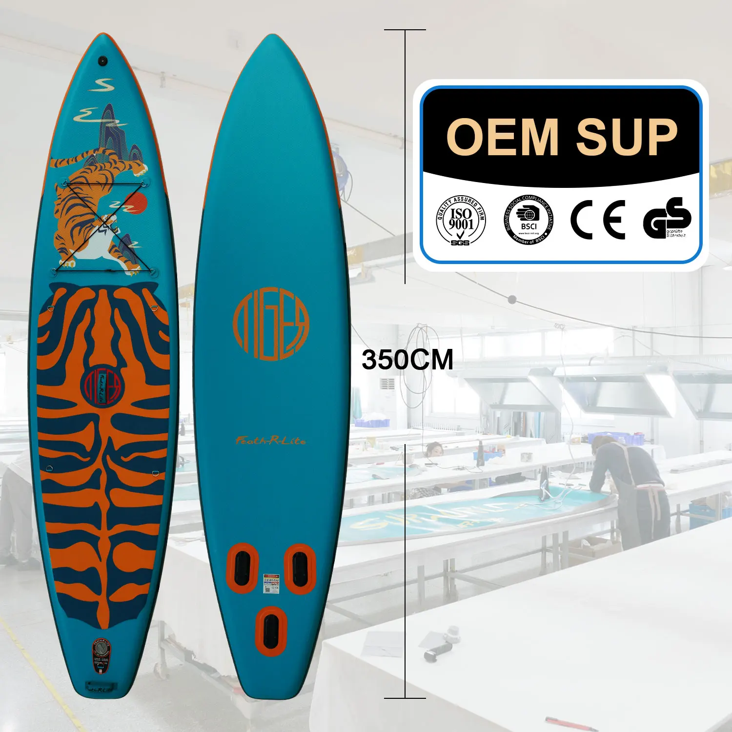 2023 BSCI / CE OEM factory wholesale custom inflatable stand up paddle board soft surfboards sadhu boards isup koi sup board
