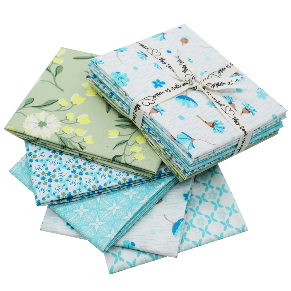 5pcs 18'x21' Floral Lowest Price Wholesale Fat Quarters Fabric Bundles Quality Patchwork Quilting Fabric