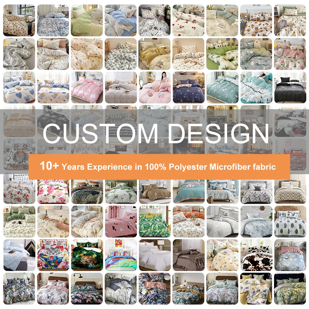 Chinese Top Manufacture 100% Polyester Active Printed Microfiber Fabric for Home Textile Blanket Bedding