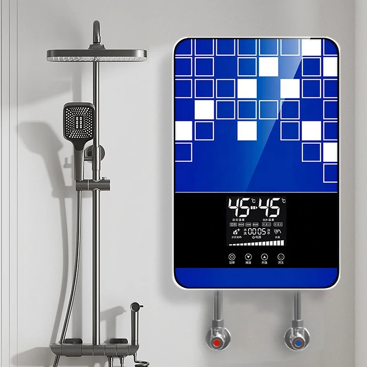 Best-selling Tankless Instant Electric Shower Head Hot Ce Commercial Hotel Household Wall Mounted electric Water Heater