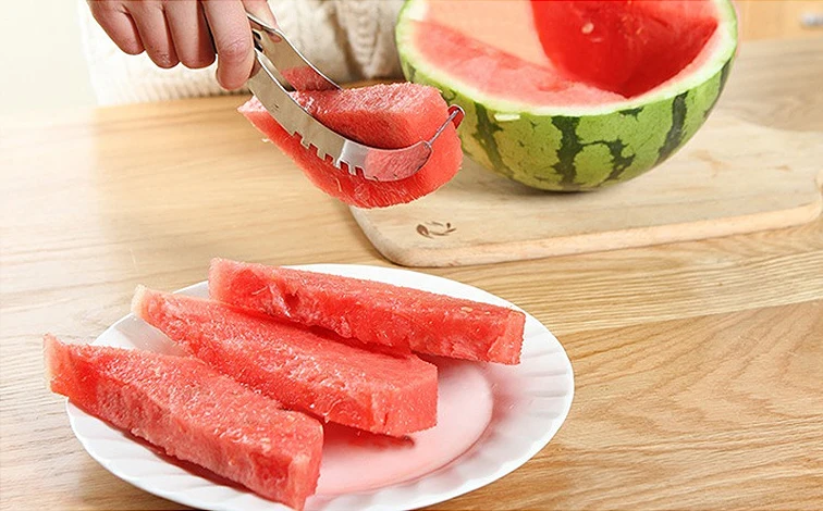 Stainless Steel Windmill Watermelon Cutter Artifact Salad Fruit Slicer Cutter Tool Fruit separator Kitchen Accessories Gadgets