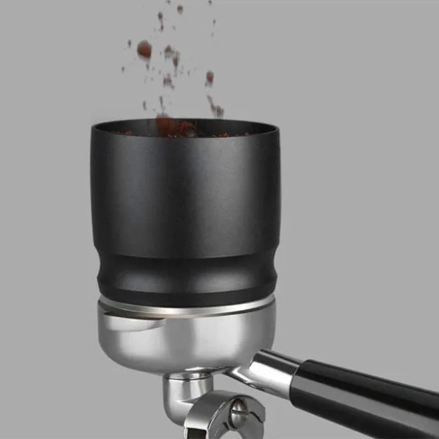 Coffee accessories anti-flying dust chocolate powder press cup 58mm coffee dosing cup