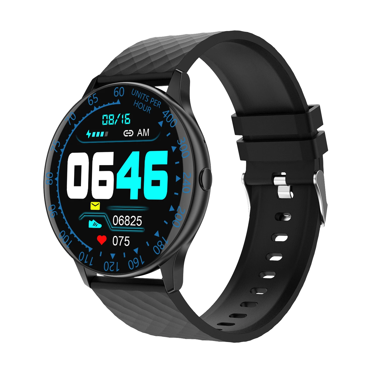 
2.5D arc capacitive full touch screen waterproof smart android watch sports smart fitness tracker heart rate 