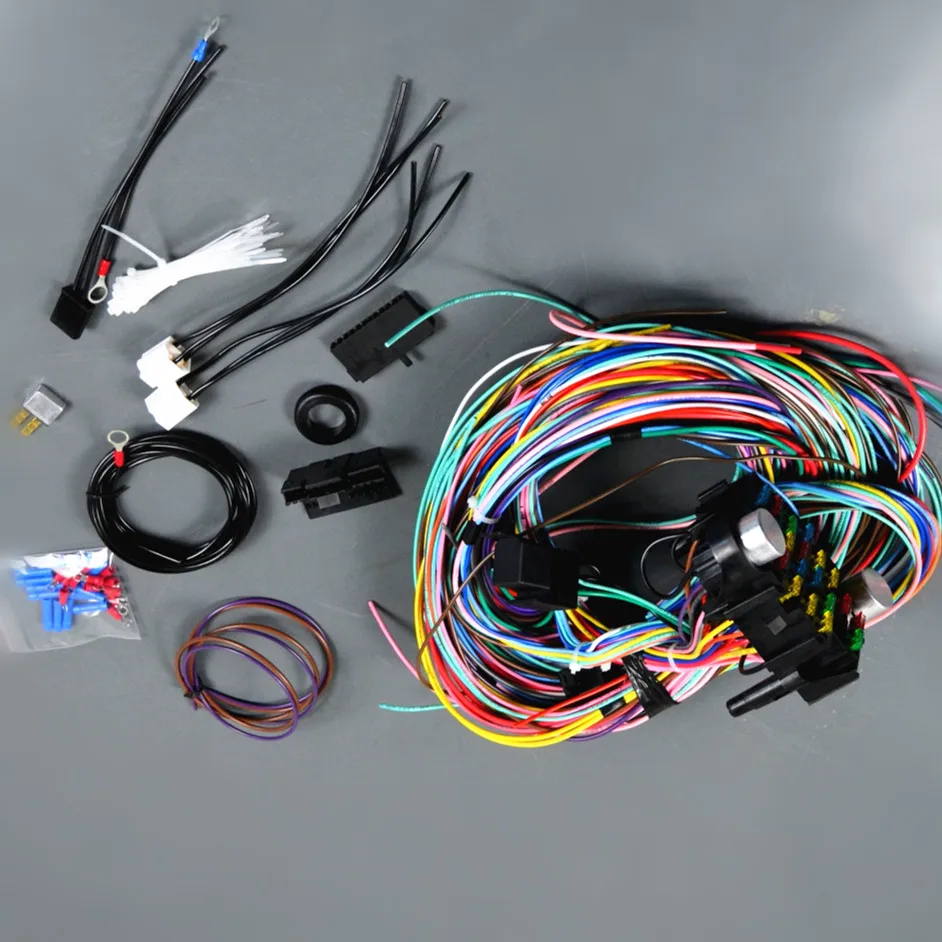 21 kit Universal Street Rod Hot Rod Harness 21 Circuit