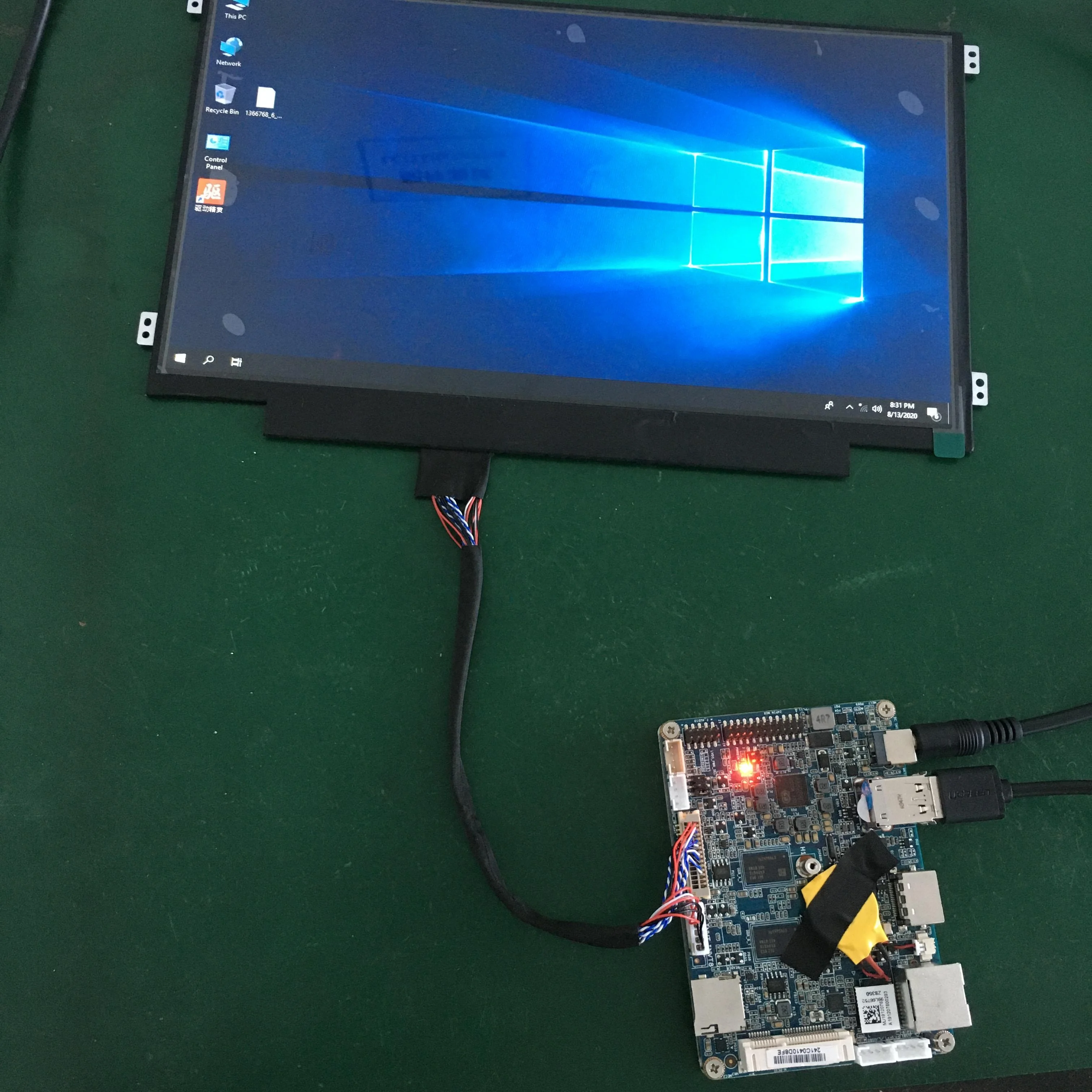  Материнская плата Z8300 Z8350 Window10 Android Linux FHD Intel материнская