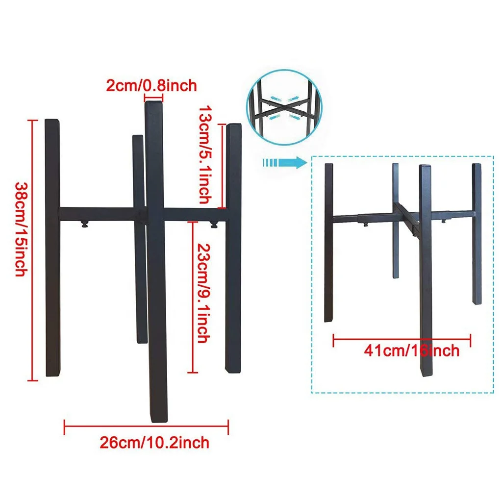 Metal Iron Plant Stand Factory Price Black Gold Flower Plant Stands Indoor Outdoor Home Decoration Metal Display Stand