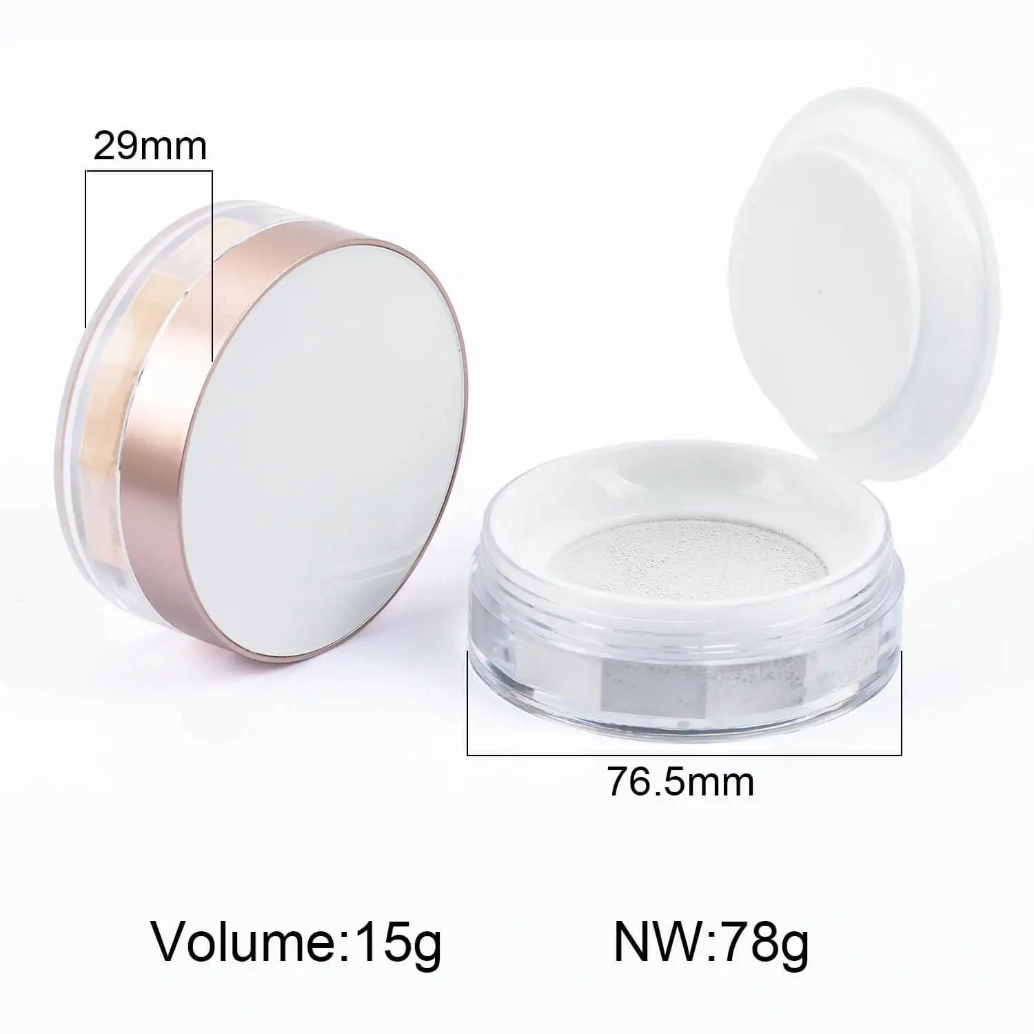 Wholesale Matte Modify Skin Translucent Setting Powder Private Label HD Talc Free Loose Face Setting Powder