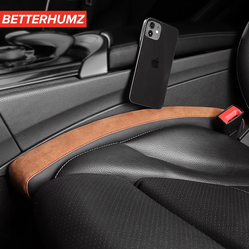Alcantara Car Seat Gap Filler Cushion For BMW F30 F20 E90 E92 E46 F10 G20 G30 X1 X3 Seat Gap Filler Soft Padding Car Accessories