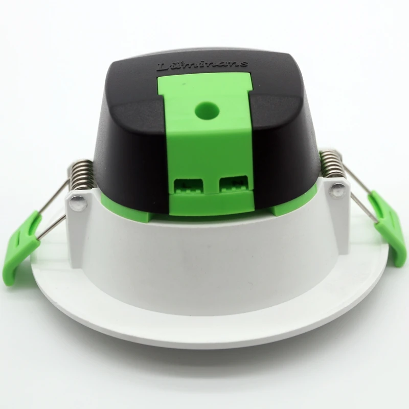 9W Waterproof Recessed Rust Prevention IP44 LED Downlight Dimmable Warm white Cold White 3 Color Embedded Tricolor Downlight