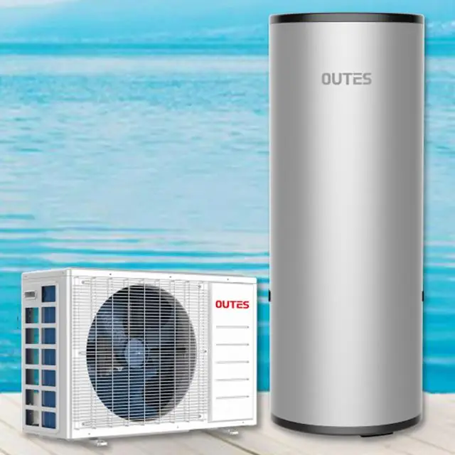 Split Type ASbC26R1L/300E Enamel Water Tank Aluminium Micro-Channel Air Source Heat Pump