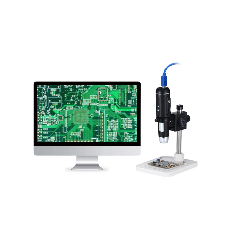 Высокое качество Портативный 1000X Регулируемый ремонте электронных компонентов USB цифровой микроскоп