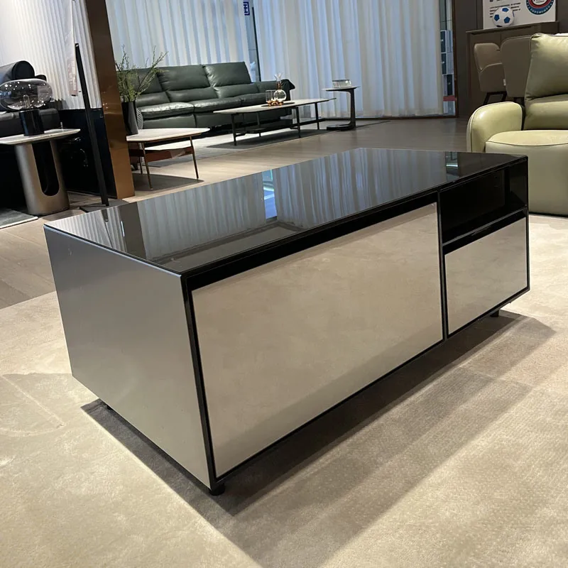 Smart Living Room Furniture Coffee Table with Fridge and Speaker