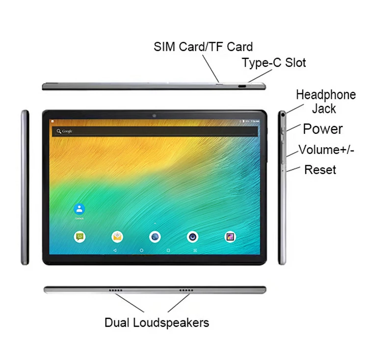 10 inch New Design Tablet MTK6739 2GB 32GB 4G Android Low Price In Pakistan Nickel Battery Tab Cof Ic Tab For Wholesales tablet