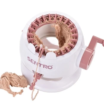 Hot Sell DIY Children Knitting Machine Double Needle Knitting Machine Needle Of Flat Kids Knitting Machine For Knitting Hat Sock