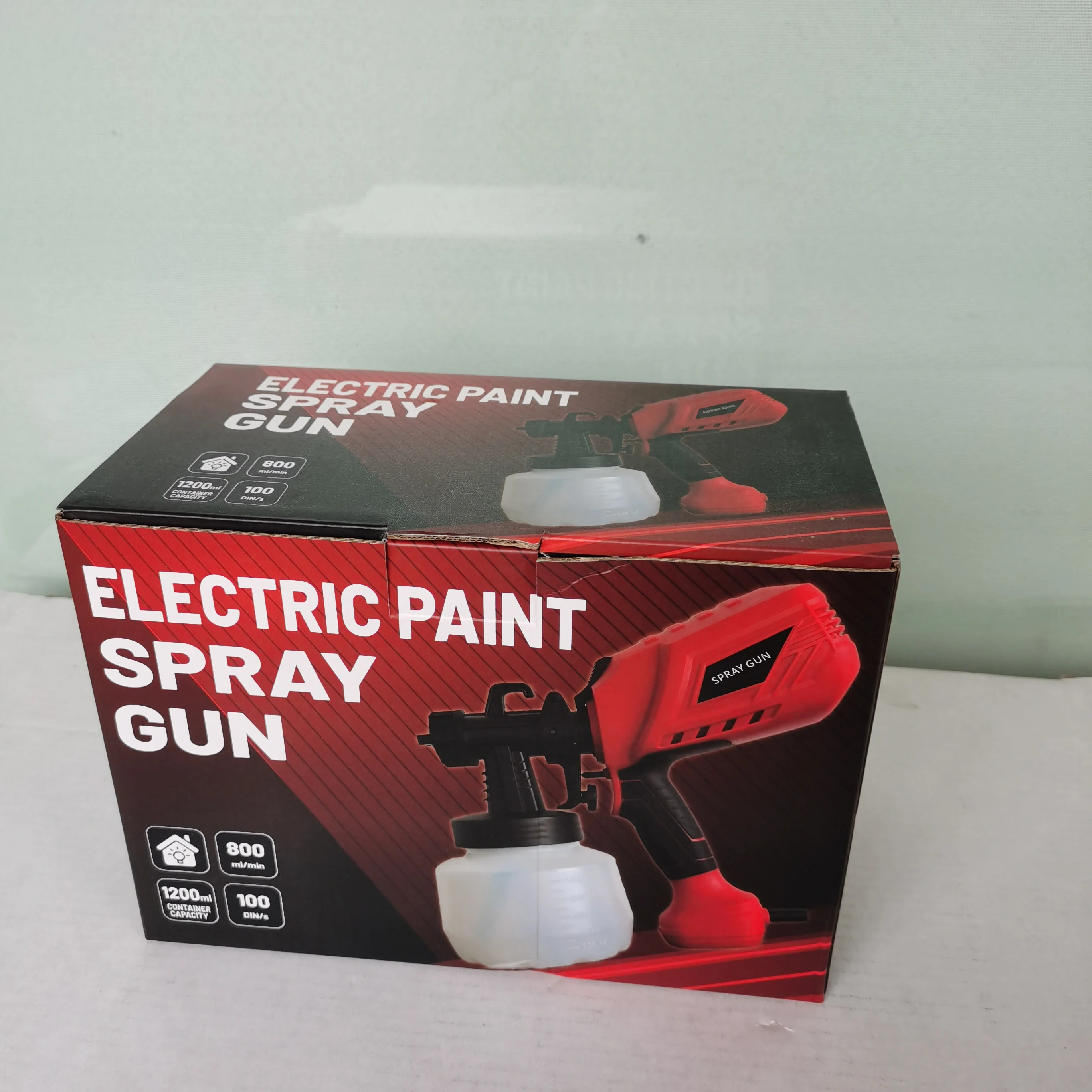 500W Paint Sprayer Gun HVLP Hand Held Electric Spray Gun Machine 800ml Ningbo Manufacture
