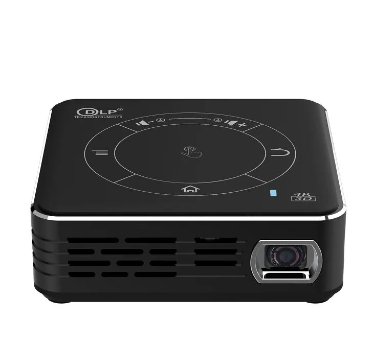 Hot Product Wireless Mobile Smart Wifi Full HD LED 3000MA Battery Home 3D Function Android Mini 480P DLP Projector