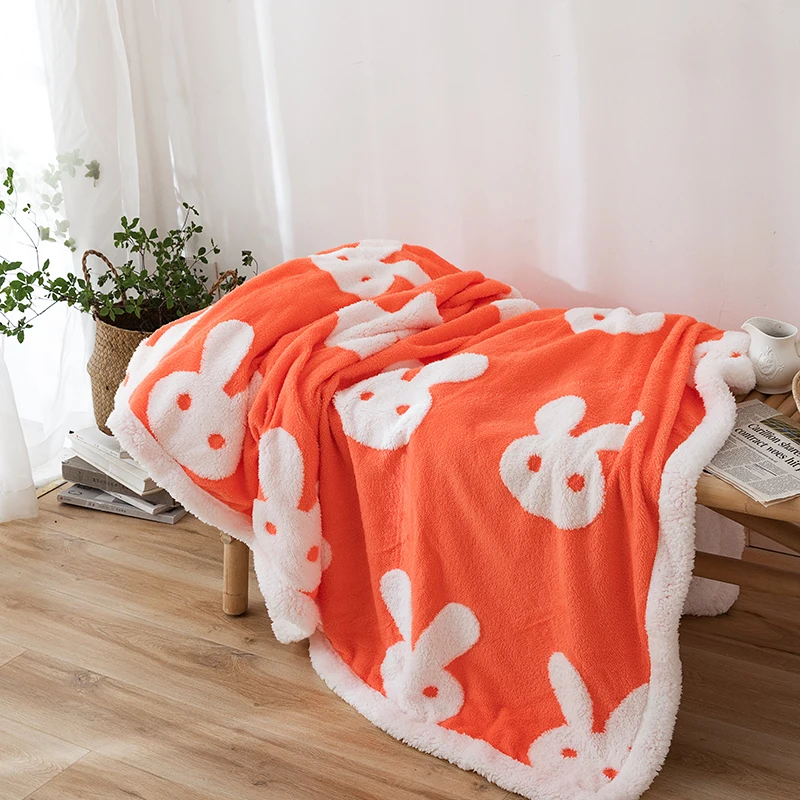 Высококачественная 100% Полиэстеровая жаккардовая фланелевая ткань для домашнего одеяла