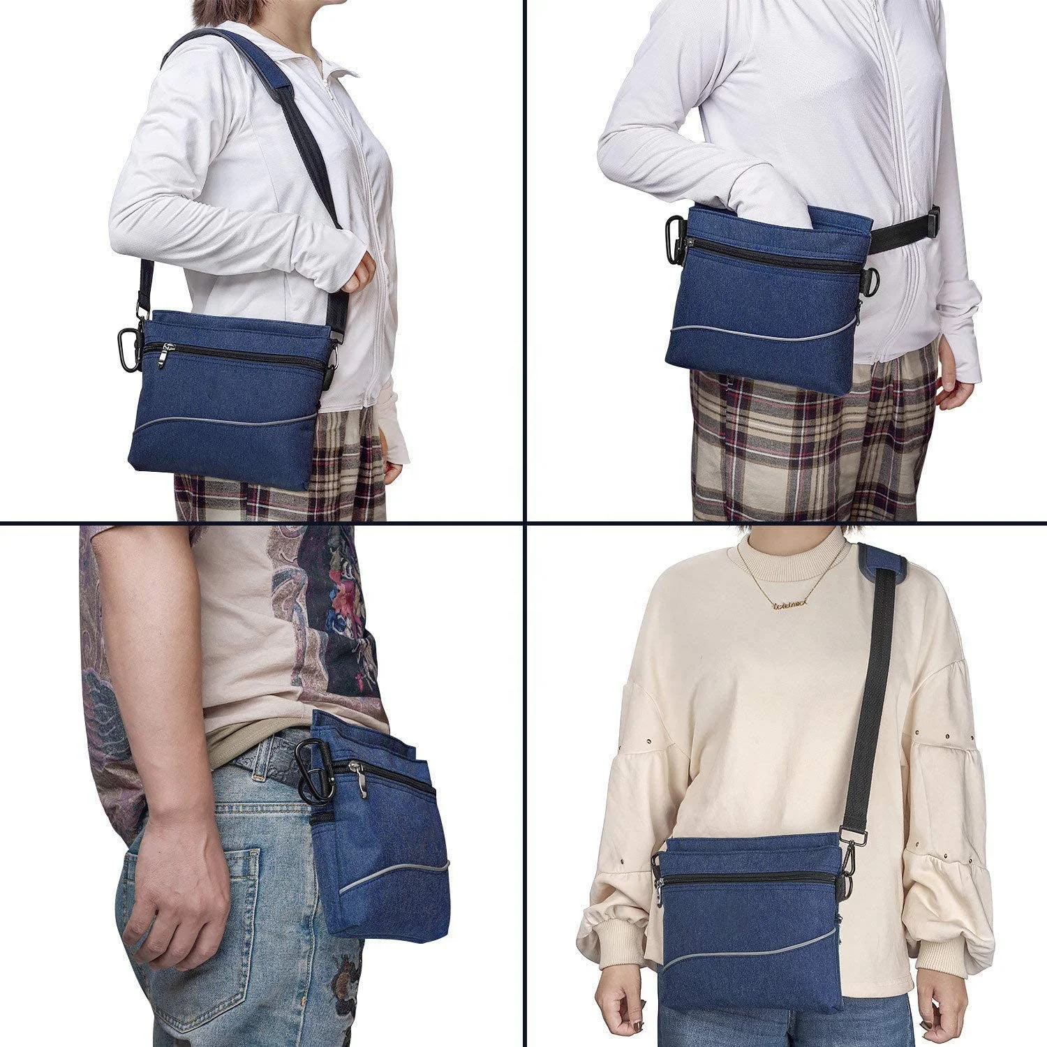 Wholesale Large Capacity Durable Dog treat bag with magnetic closure dog treat pouch dog training bag