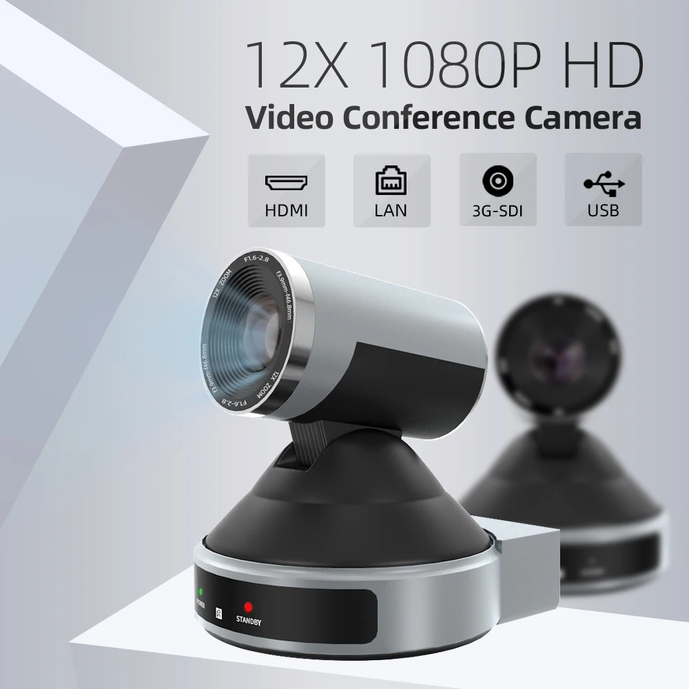 Voting and conference system 12 optical zoom HDMI +SDI+IP+USB output ptz camera level 10 meeting conference system camera