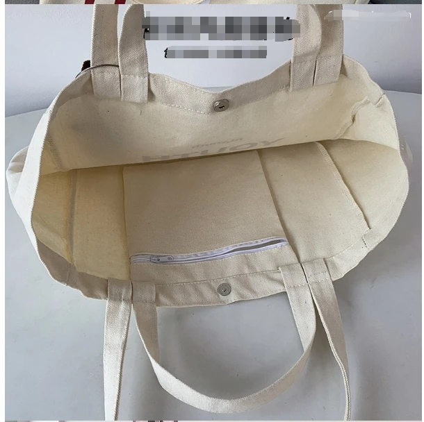 New Korean Canvas Bag Female Class College Student Large Capacity Book Tote Bag One Shoulder Canvas Bag